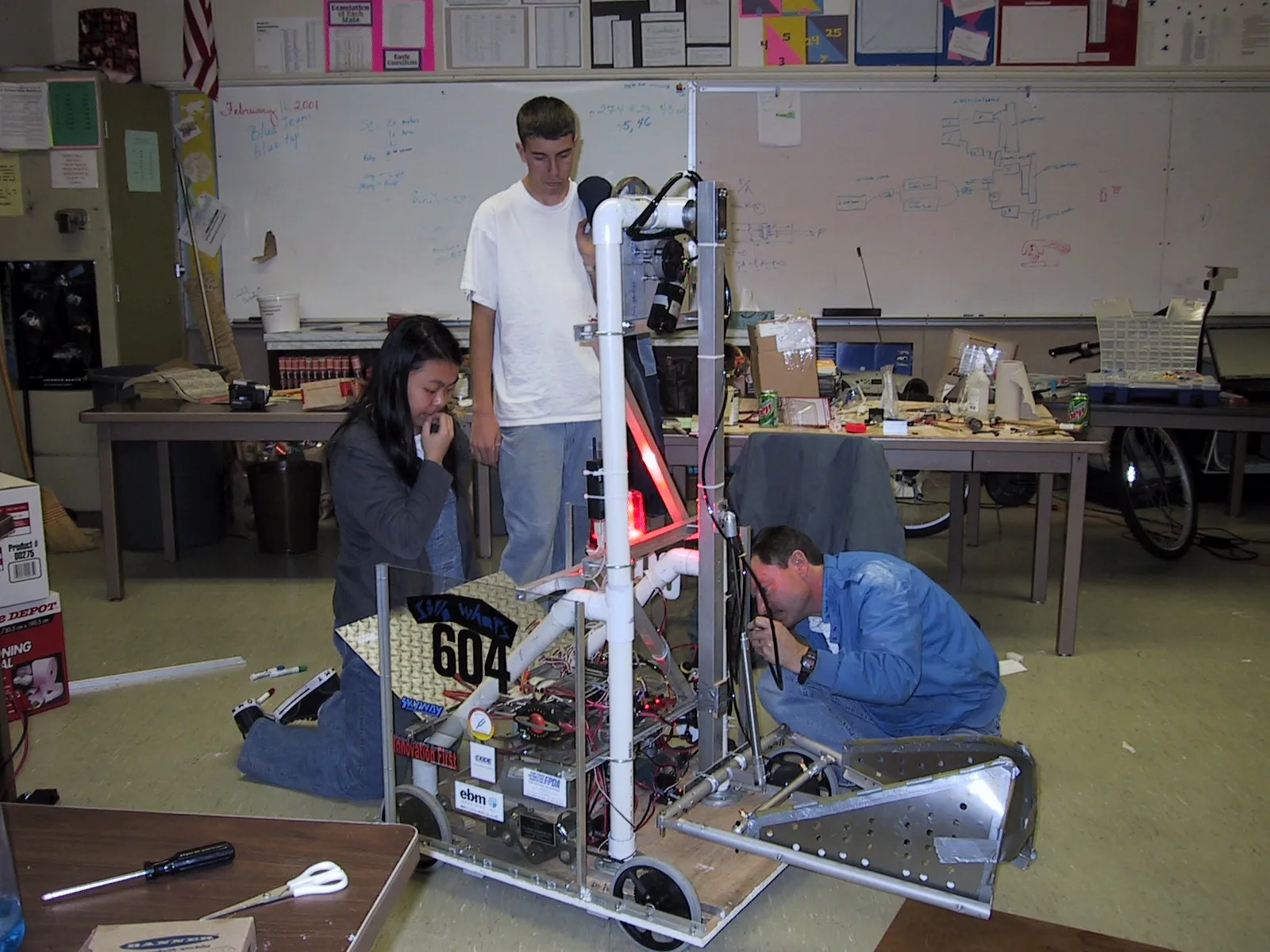 Team 604's 2001 robot